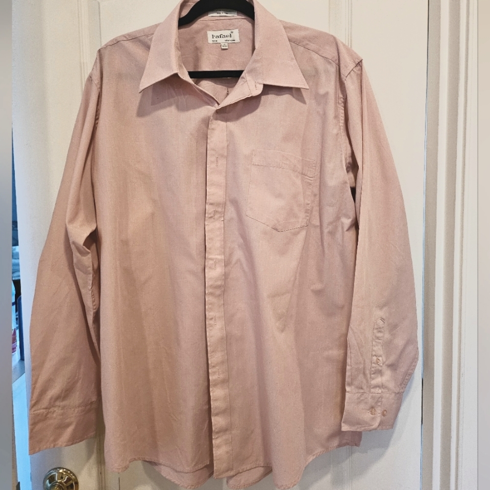 Rafael Pink Dress Shirt 17 34/35